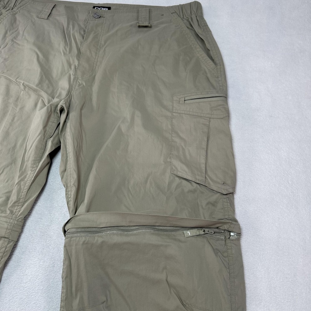 CQR‎ Pants Mens 40x30 Tan Convertible Zip Off Cargo Hiking Outdoors Travel - Picture 3 of 13